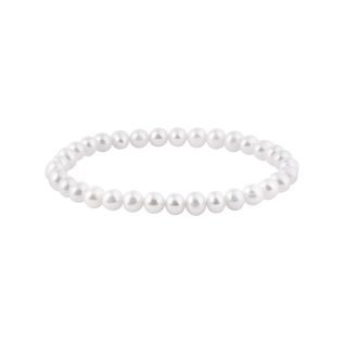 CLASSIC PEARL BRACELET ON ELASTIC BAND - PEARL BRACELETS - PEARL JEWELRY