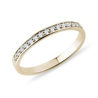 DIAMOND HALF ETERNITY GOLD RING - WOMEN'S WEDDING RINGS - WEDDING RINGS