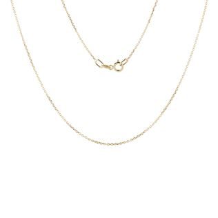 45 CM ANCHOR STYLE CHAIN IN YELLOW GOLD - GOLD CHAINS - NECKLACES