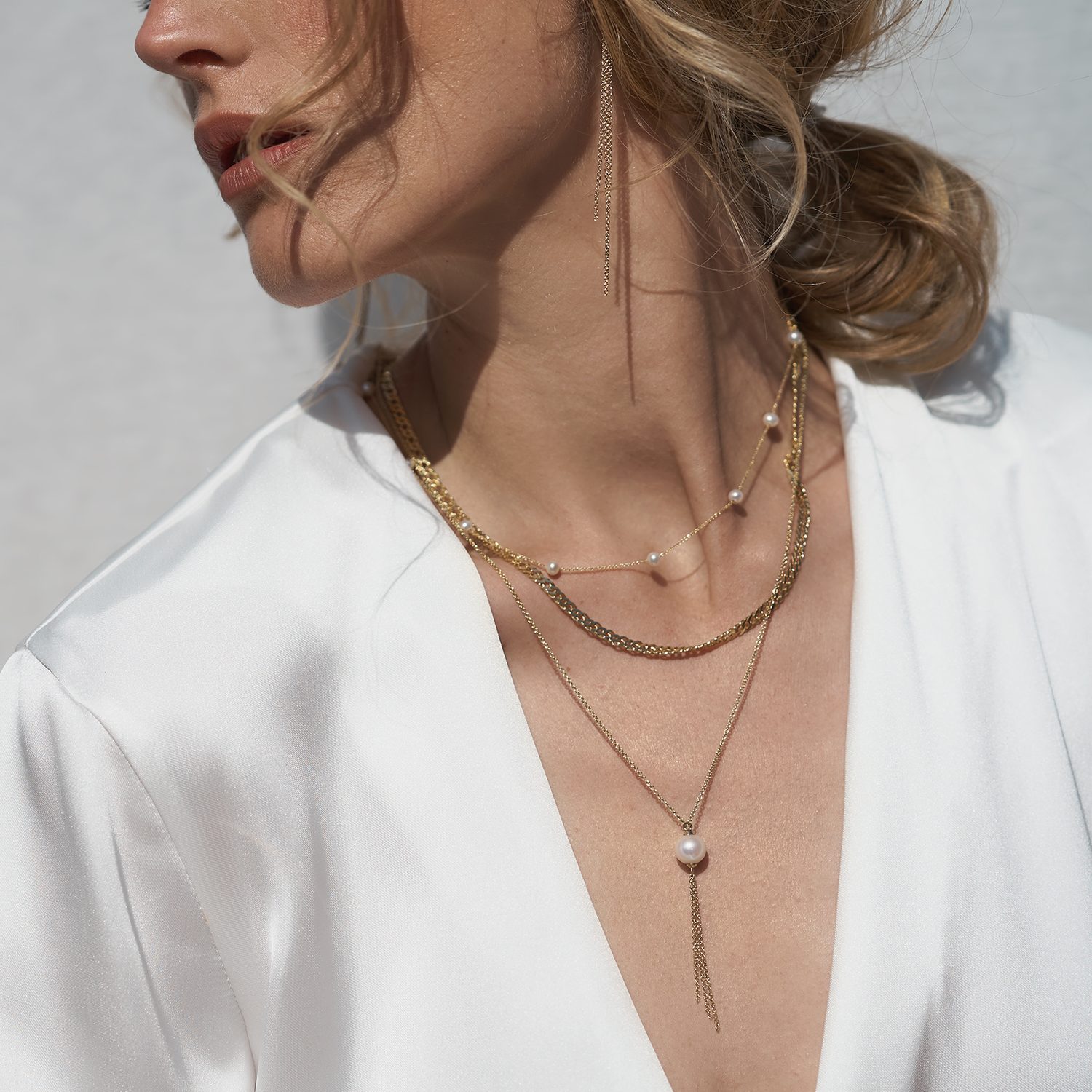 wedding jewellery with pearls - KLENOTA