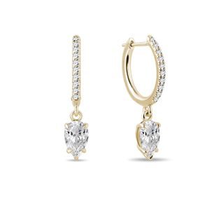 LUX LAB GROWN DIAMOND GOLD EARRINGS - DIAMOND EARRINGS - EARRINGS