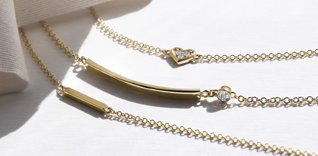 KLENOTA 14k gold bracelets