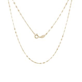 50 CM GOLD LIP CHAIN NECKLACE - GOLD CHAINS - NECKLACES