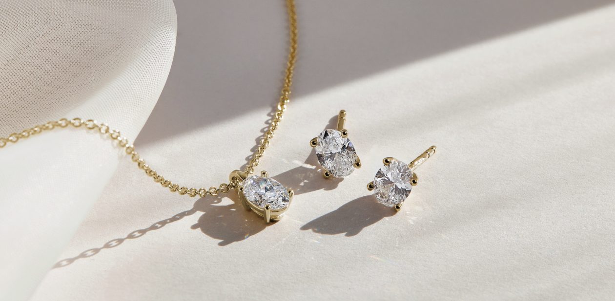 KLENOTA diamond jewelry set