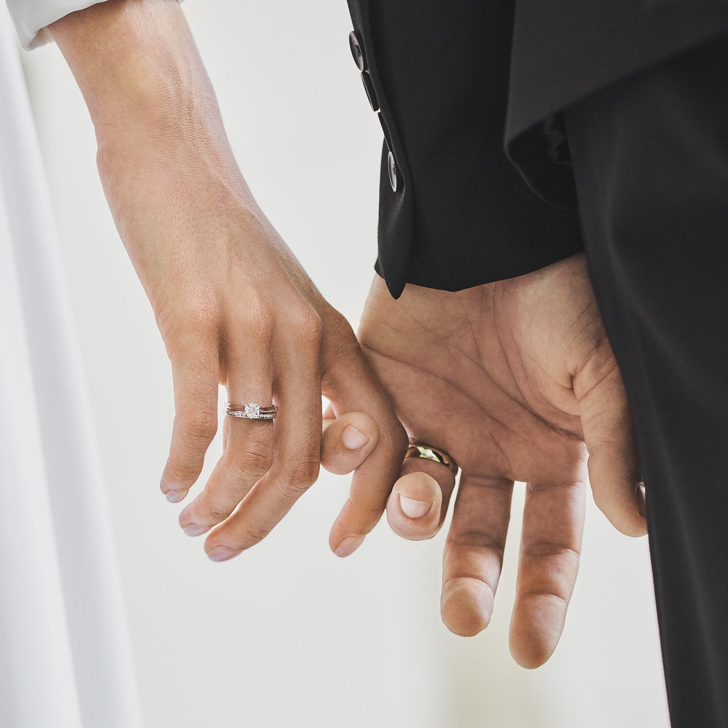 Engagement and wedding rings set set diamonds KLENOTA