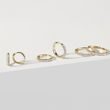 HOOP EARRINGS WITH BRILLIANT-CUT DIAMONDS IN YELLOW GOLD - DIAMOND EARRINGS - EARRINGS