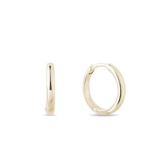 CLASSIC HOOP EARRINGS IN YELLOW GOLD - YELLOW GOLD EARRINGS - EARRINGS