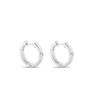 DIAMOND EARRINGS IN WHITE GOLD - DIAMOND EARRINGS - EARRINGS
