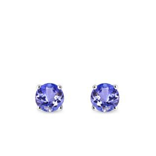 TANZANITE GOLD EARRINGS - TANZANITE EARRINGS - EARRINGS