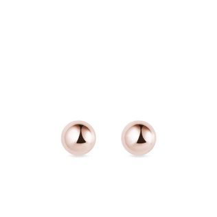 STUD EARRINGS STONES IN ROSE GOLD - ROSE GOLD EARRINGS - EARRINGS
