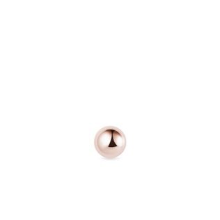 SINGLE EARRINGS BALL OF ROSE GOLD - SINGLE EARRINGS - EARRINGS