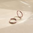 CLASSIC HOOP EARRINGS IN ROSE GOLD - ROSE GOLD EARRINGS - EARRINGS