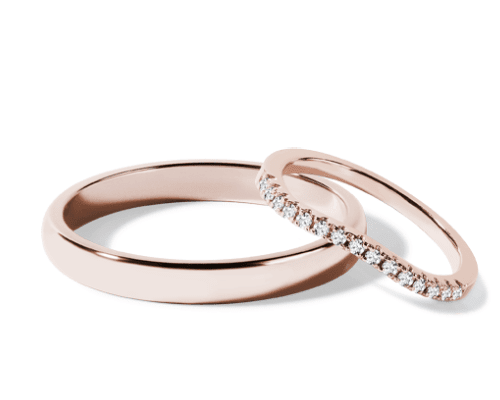 minimalist wedding rings