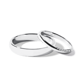 Minimalist Wedding Ring Sets